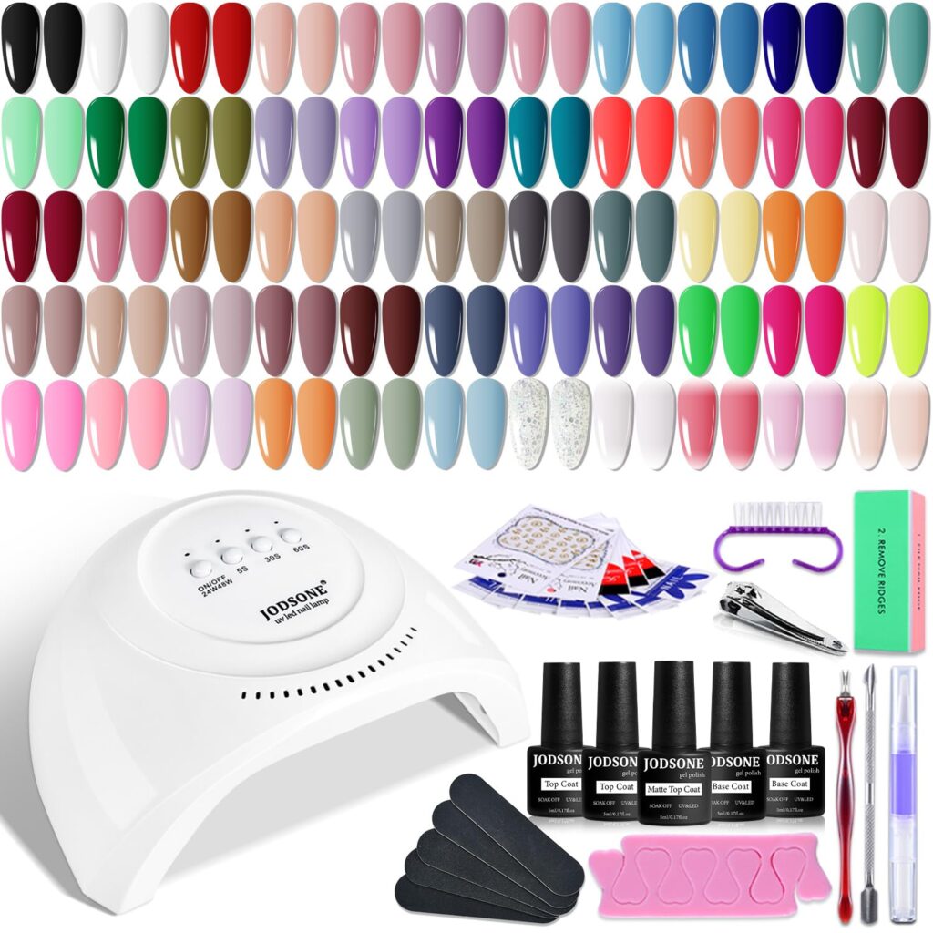 JODSONE Gel Nail Polish Kit 60PCS