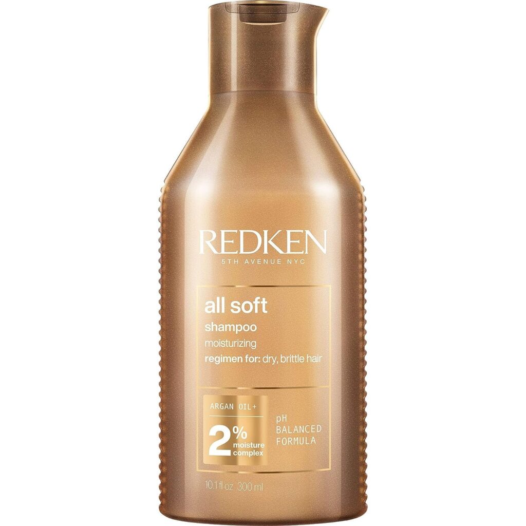 Redken All Soft Shampoo – Hydrating Argan Oil Shampoo