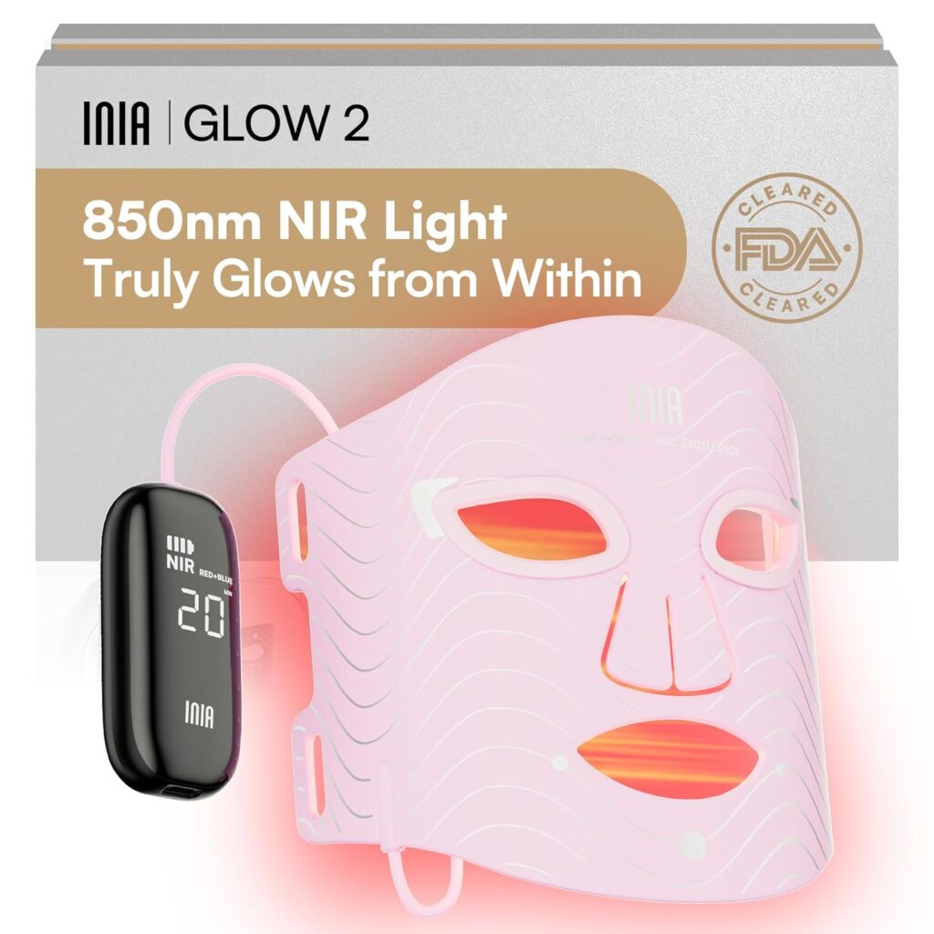 INIA Red Light Therapy Face Mask